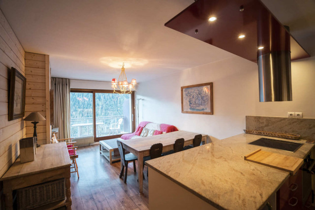 Résidence Le Solarium, dining room and lounge, Châtel Reservation