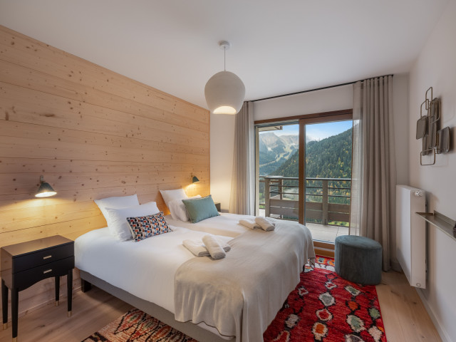 Résidence Le Theleme, Apartment 102, twin room, Châtel Les Portes du Soleil