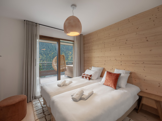 Résidence Le Theleme, Apartment 102, twin room, Châtel Les Portes du Soleil