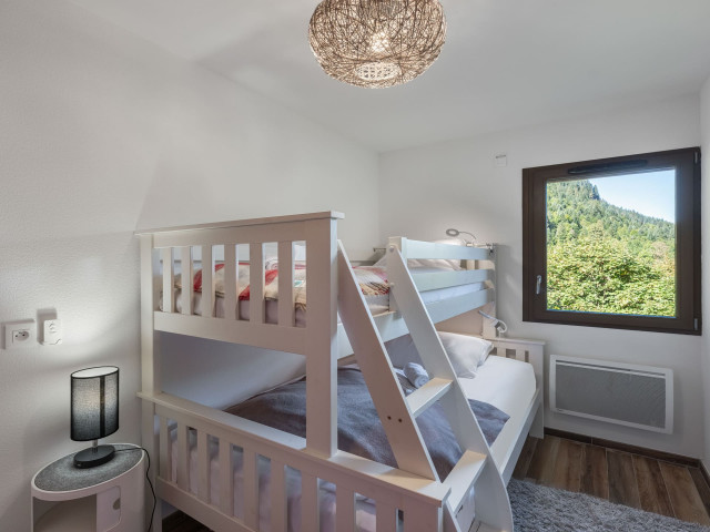 Résidence les 4 Elements, apartment 001 B, Bedroom bunk beds, Châtel Béchigne