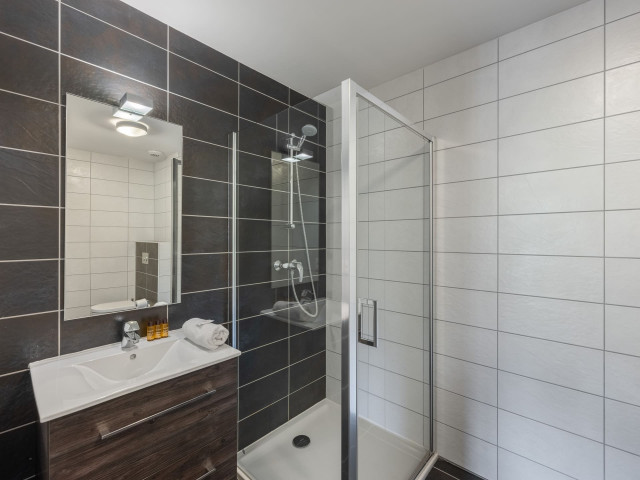 Résidence les 4 Elements, apartment 001 B, Shower room with WC, Châtel Reservation