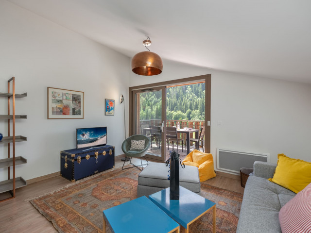 Résidence Les 4 Eléments, Appartement 24A, Châtel, Séjour, Détente à la montagne