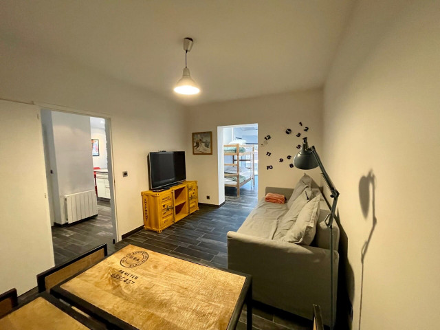 Residence Les Armoises, Apartment 5, Chatel, Living room, Haute Savoie