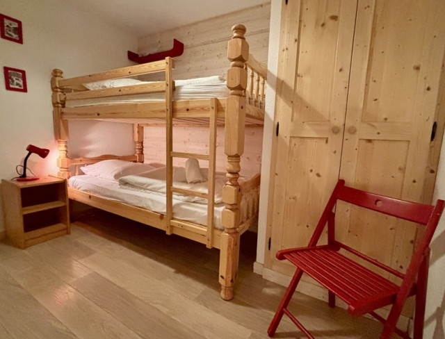 Résidence Les Fioles, appartement 19, lits superposés, Châtel Vallée d'Abondance