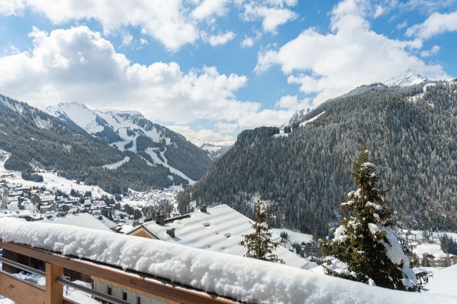Résidence les Flambeaux, 6 personnes, Châtel, Boude, balcon, vue montagnes