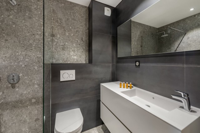 Résidence les Flambeaux, 6 personnes, Châtel, Boude, salle de douche