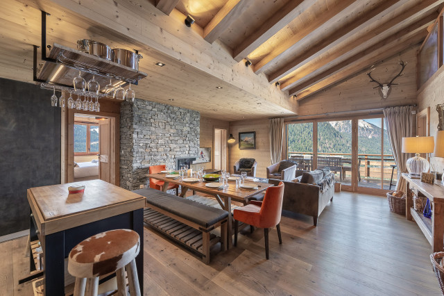 Residence the Flambeaux 8 people Châtel Boude, Linving room, Châtel Northern Alps holidays