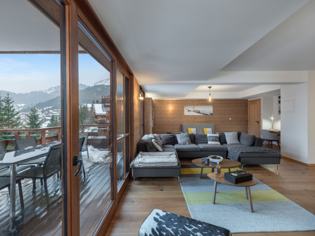 Residence The Flambeaux, Apartment 21, Living room, Châtel Alps