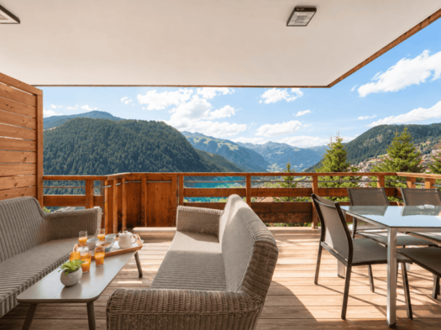 Residence The Flambeaux, Apartment 21, Terace, Châtel Haute-Savoie