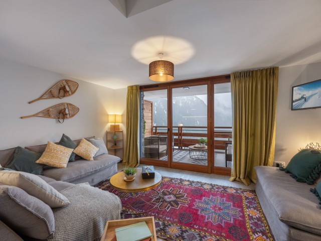 Residence the Flambeaux, Living room, Châtel Ski rental
