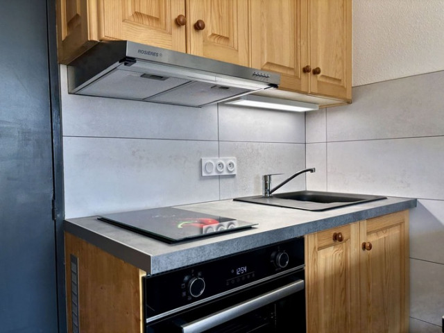 Résidence Les Gentianes, apartment B64, kitchen, Châtel Tourisme