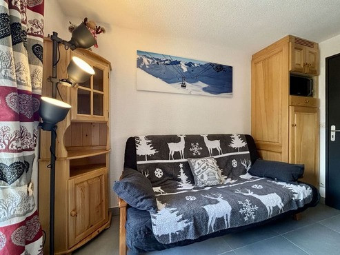 Résidence Les Gentianes, apartment B64, living room, Châtel Haute-Savoie 74