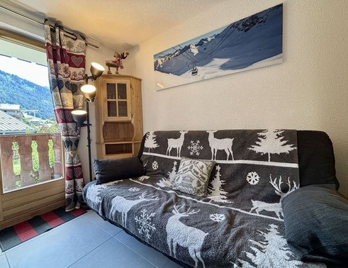 Résidence Les Gentianes, apartment B64, living room, Châtel Reservation