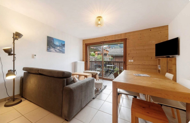 Residence Loges Blanches 102C, Living room, Châtel Reservation