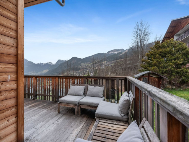 Residence Les Loges Blanches, Apartment B404, Chatel, Balcony, Mountain village