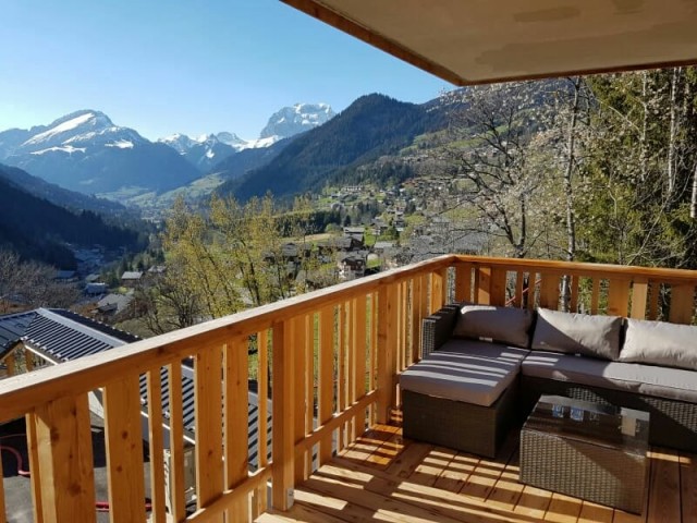 Résidence Les Loges Blanches Châtel  Terrasse 4