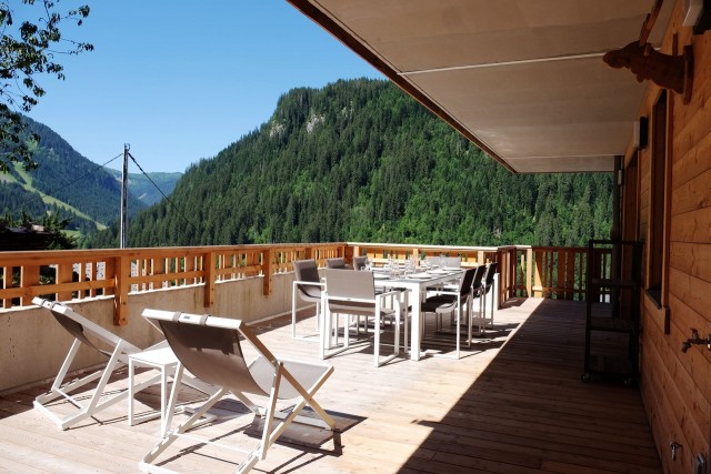 Résidence Les Loges Blanches Châtel Terrasse