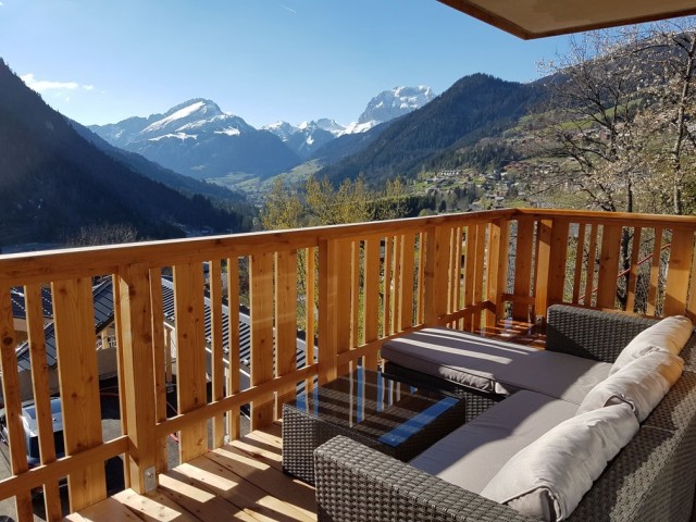 Résidence Les Loges Blanches Châtel  Terrasse