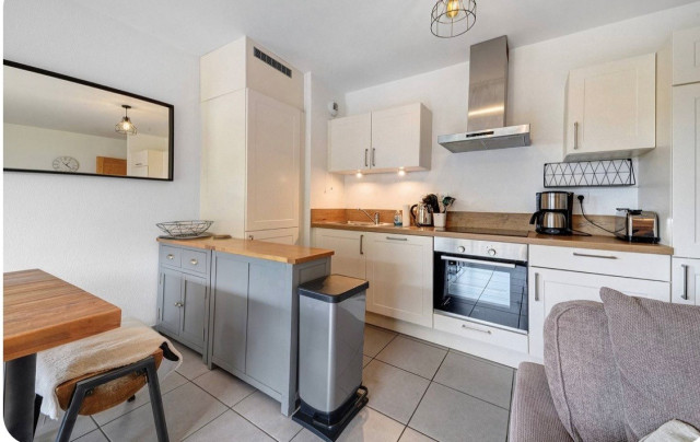 Residence Les Loges Blanches, Open Kitchen, Chatel Portes du soleil