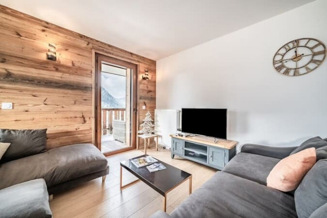 Résidence Les Loges Blanches, salon, Châtel Portes du Soleil