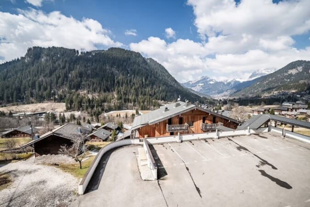 Résidence Les Loges Blanches, vue du chalet , Châtel vacance au ski