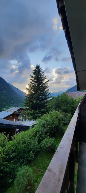 Résidence Les Montagnys, Apt 10, Vue depuis le balcon, Châtel Portes du Soleil