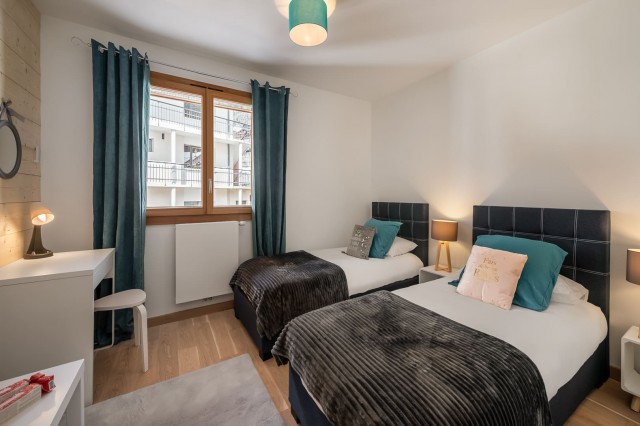 Résidence les Perles de Savoie, 6 personnes, Châtel, centre du village, chambre double, twin