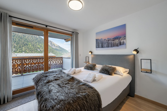 Résidence les Perles de Savoie, Apt 103A, Chambre avec balcon, Châtel Centre