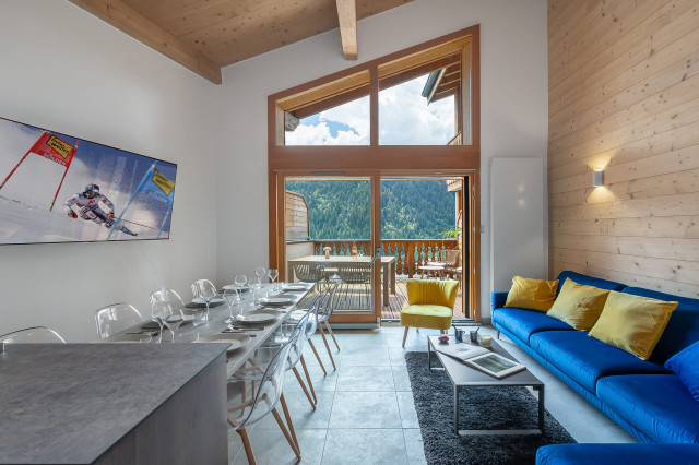 Résidence les Perles de Savoie, Apt 303, Séjour, Châtel