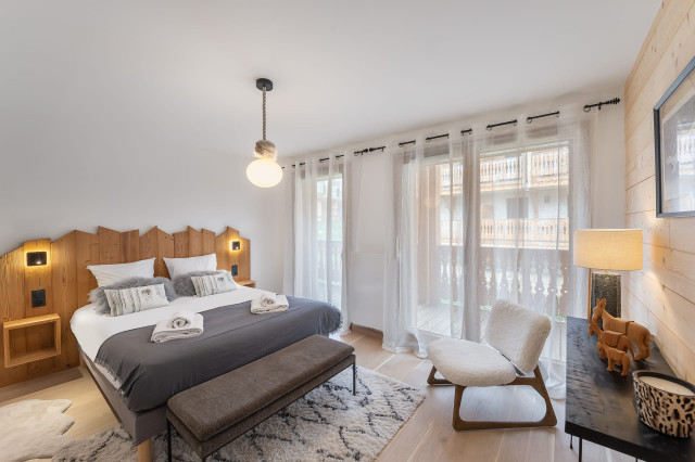 Residence The Perles de Savoie, Apt 401A, Bedroom, Northern Alps sunny holidays