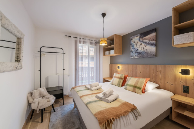 Residence The Perles de Savoie, Apt 401A, Bedroom, Ski winter Rental