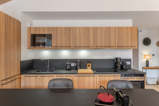 Residence The Perles de Savoie, Apt 401A, Kitchen, Alps friend holidays