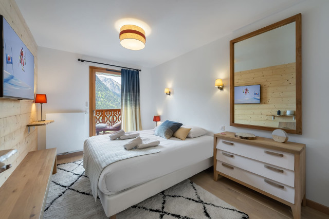 Résidence les Perles de Savoie, Apt 402, Chambre, Châtel