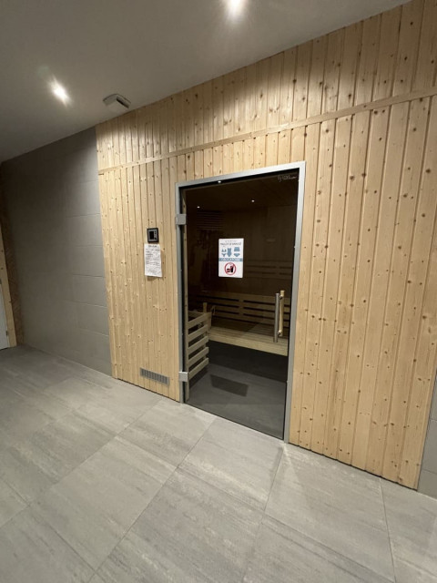 Apartment rental A201, Les Perles de Savoie, Châtel, sauna shared with the residence