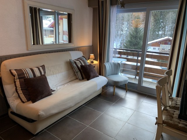 Résidence LES PORTES DU SOLEIL, studio 208B Châtel, Séjour