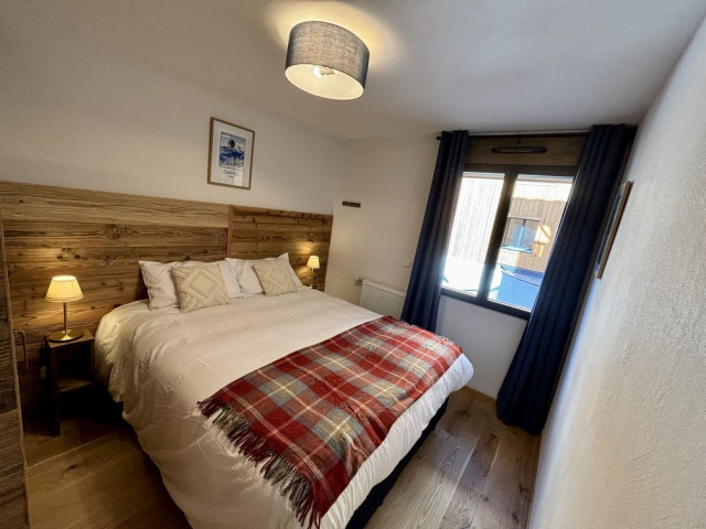Résidence Les Soldanelles, appartement 07, chambre double, Châtel domaine skiable