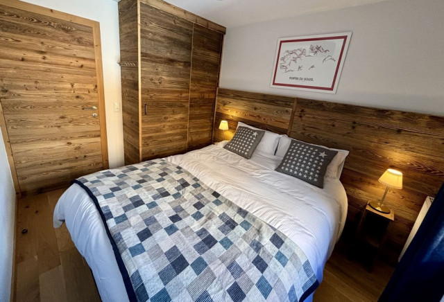 Résidence Les Soldanelles, appartement 07, chambre double, Châtel Haute-Savoie