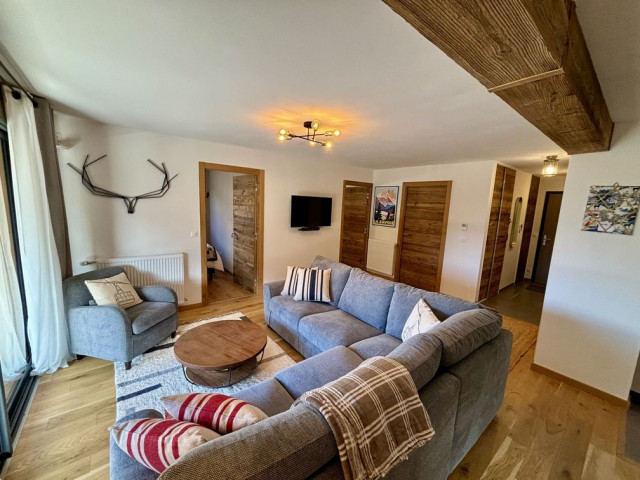 Résidence Les Soldanelles, appartement 07, salon, Châtel Vallée d'Abondance