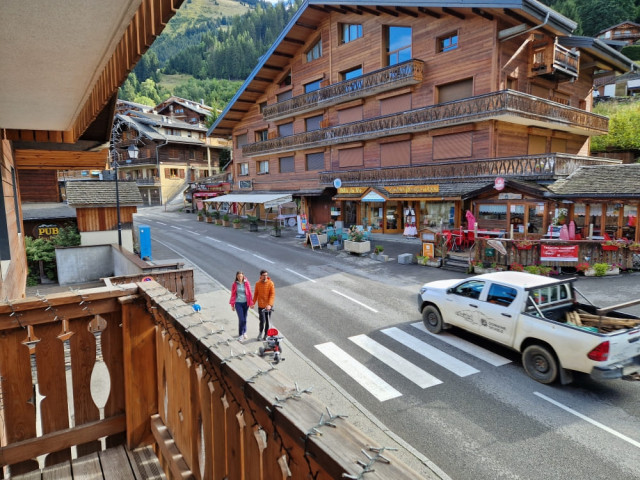 Résidence Les Soldanelles, Appartement 12, balcon vue village, Châtel Haute-Savoie
