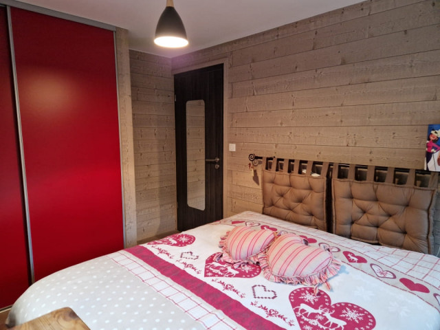 Résidence Les Soldanelles, Appartement 12, chambre double, Châtel Haute-Savoie