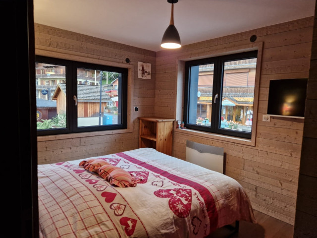Résidence Les Soldanelles, Appartement 12, chambre double, Châtel Les Portes du Soleil