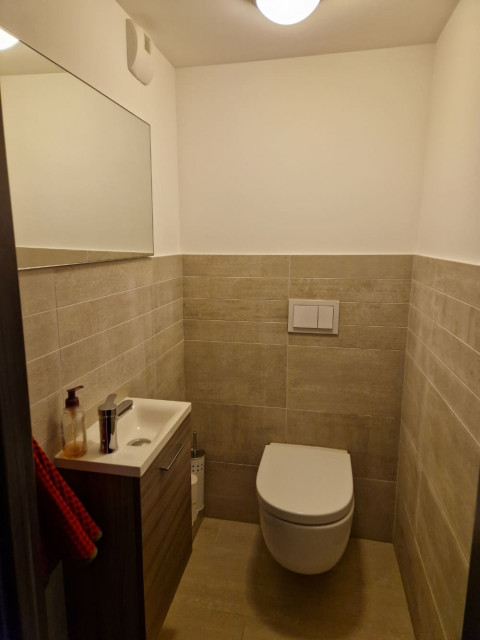 Résidence Les Soldanelles, Appartement 12, toilette, Châtel vacances ski neige soleil montagne