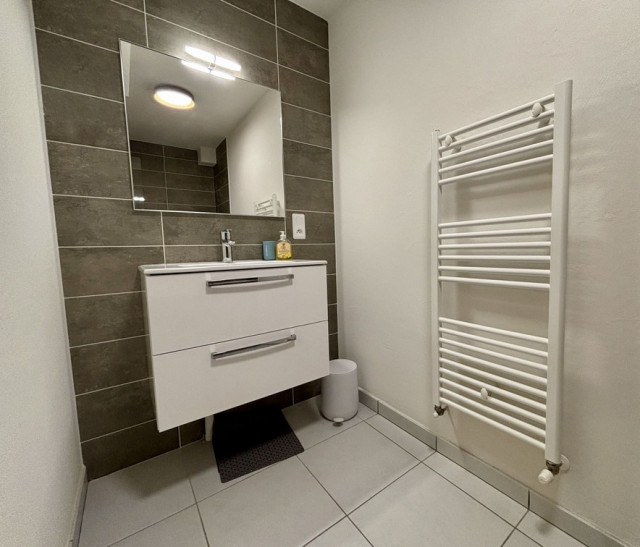 Les Soldanelles Residence, Building A, Apartment 02, bathroom, Châtel Haute-Savoie 74