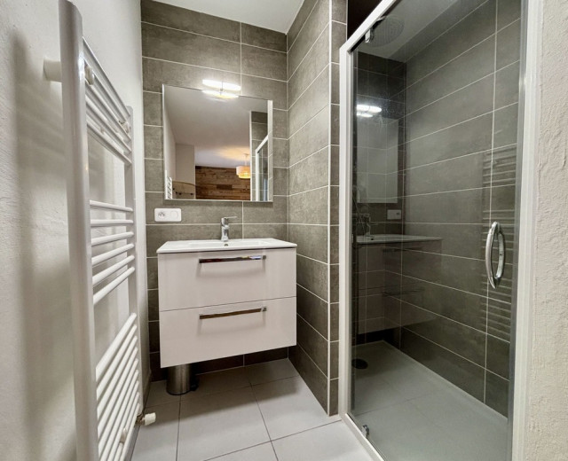 Les Soldanelles Residence, Building A, Apartment 02, bathroom, Châtel Lac de Vonnes