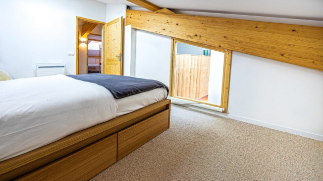 Résidence Lion d'Or, 10 personnes, Châtel, centre du village, chambre double
