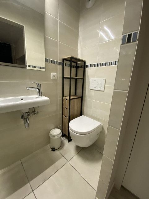 Résidence Lion d'Or, appartement 6, Châtel, Salle de douche + WC, Cours de ski 74