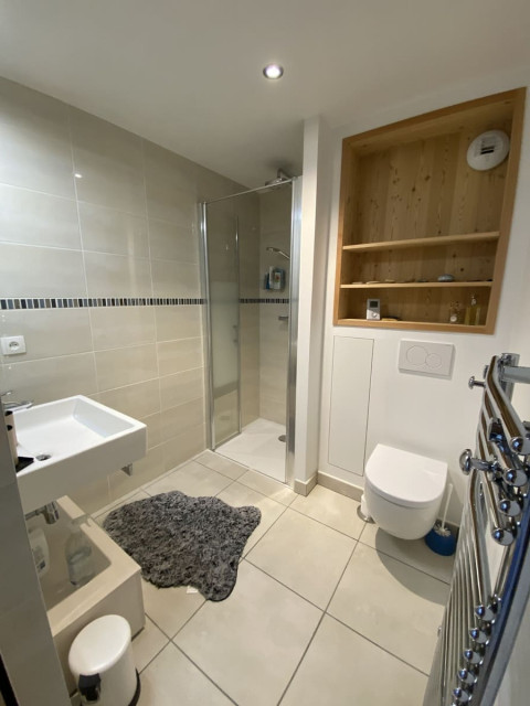 Résidence Lion d'Or, appartement 6, Châtel, Salle de douche + WC, Forfait ski 74