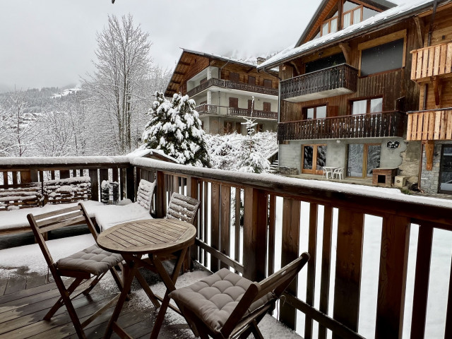 Residence Loges Blanches B404, Balcony, Châtel