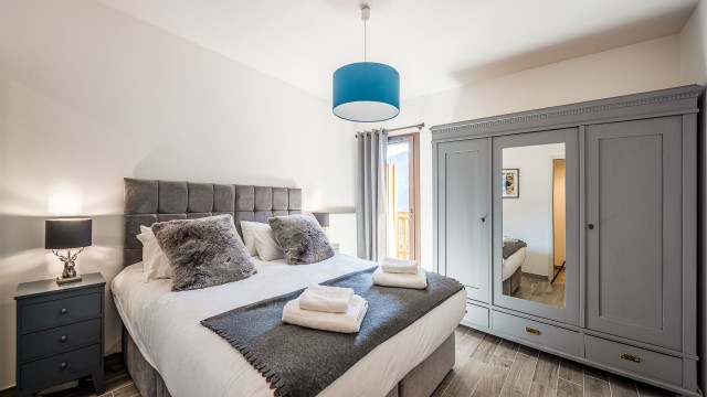 Résidence O Rouge, 8 personnes, Châtel, centre du village, chambre double