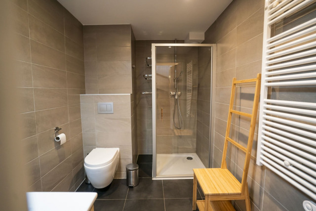 Residence O Rouge, apartment B1, shower room, Châtel, Haute-Savoie